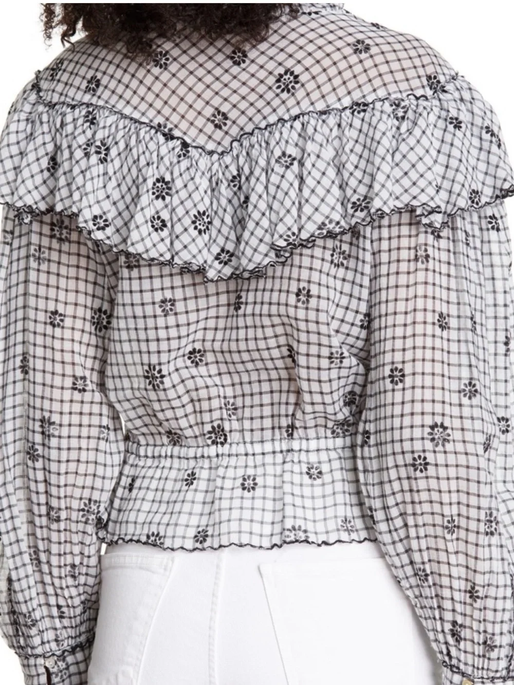 LovehShackFancy Suzanne Ruffle Top